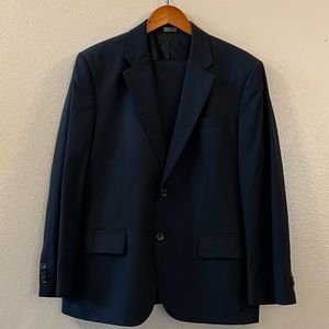 Banana Republic Black 2-Button Suit